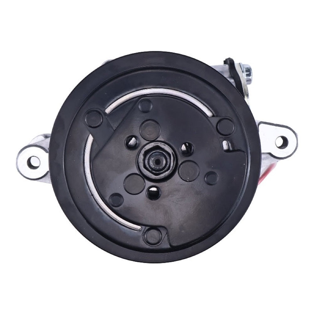 SD7B10 12V A/C Compressor 172B11-18100 compatible with Yanmar Excavator VIO80 VIO82 VIO33 SV100-2B SV100-2A VIO80-1A