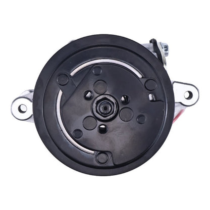 SD7B10 12V A/C Compressor 172B11-18100 compatible with Yanmar Excavator VIO80 VIO82 VIO33 SV100-2B SV100-2A VIO80-1A