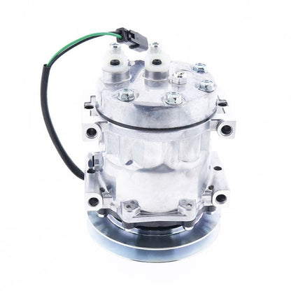SD7H13 A/C Compressor LC91V00002F1 fits Kobelco SK200LC-6 ED190LC SK480LC-6E SK210LC SK160LC SK210LC-6E SK330LC-6E SK290LC SK290LC-6E SK200-6 SK250LC SK330LC