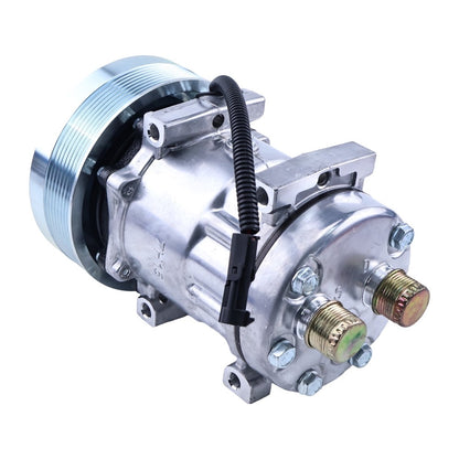 SD7H15 A/C Compressor 86993463 fits CASE 1021F 1121F 6130 635 7010 7120 7130 7230 8010 8120 8230 9010 9120 9230 4430