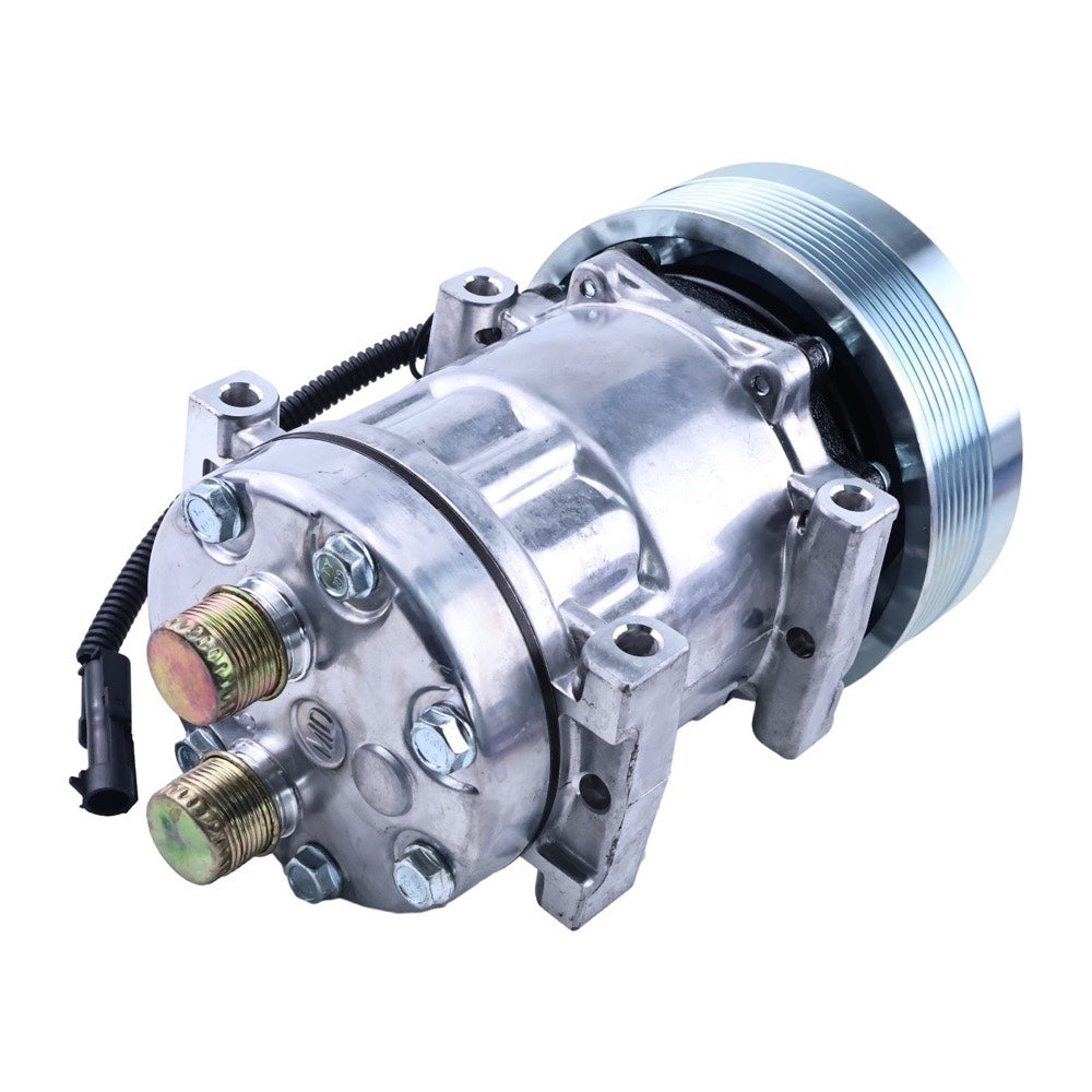 SD7H15 A/C Compressor 86993463 fits CASE 1021F 1121F 6130 635 7010 7120 7130 7230 8010 8120 8230 9010 9120 9230 4430
