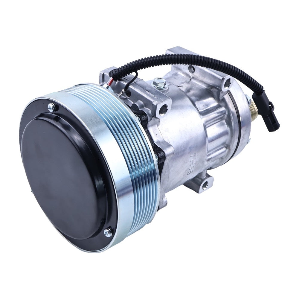 SD7H15 A/C Compressor 86993463 fits CASE 1021F 1121F 6130 635 7010 7120 7130 7230 8010 8120 8230 9010 9120 9230 4430