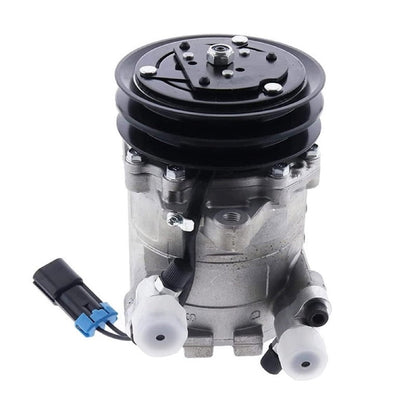 Seltec TM-08 Air Conditioning Compressor 6733655 compatible with Bobcat Skid Steer Loader 773 863 864 873 883 963