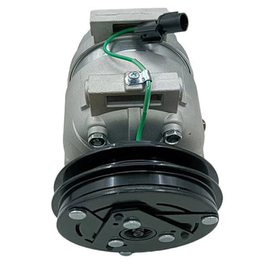 V5 A/C Compressor 11Q6-90040 11Q6-90041 compatible with Hyundai Excavator HW140 HW160 HW210 HX140L HX160L HX180L