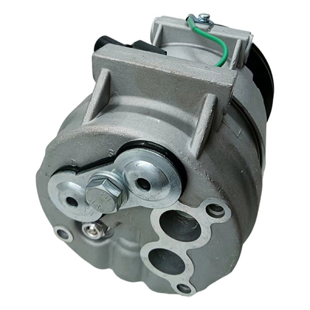 V5 A/C Compressor 11Q6-90040 11Q6-90041 compatible with Hyundai Excavator HW140 HW160 HW210 HX140L HX160L HX180L
