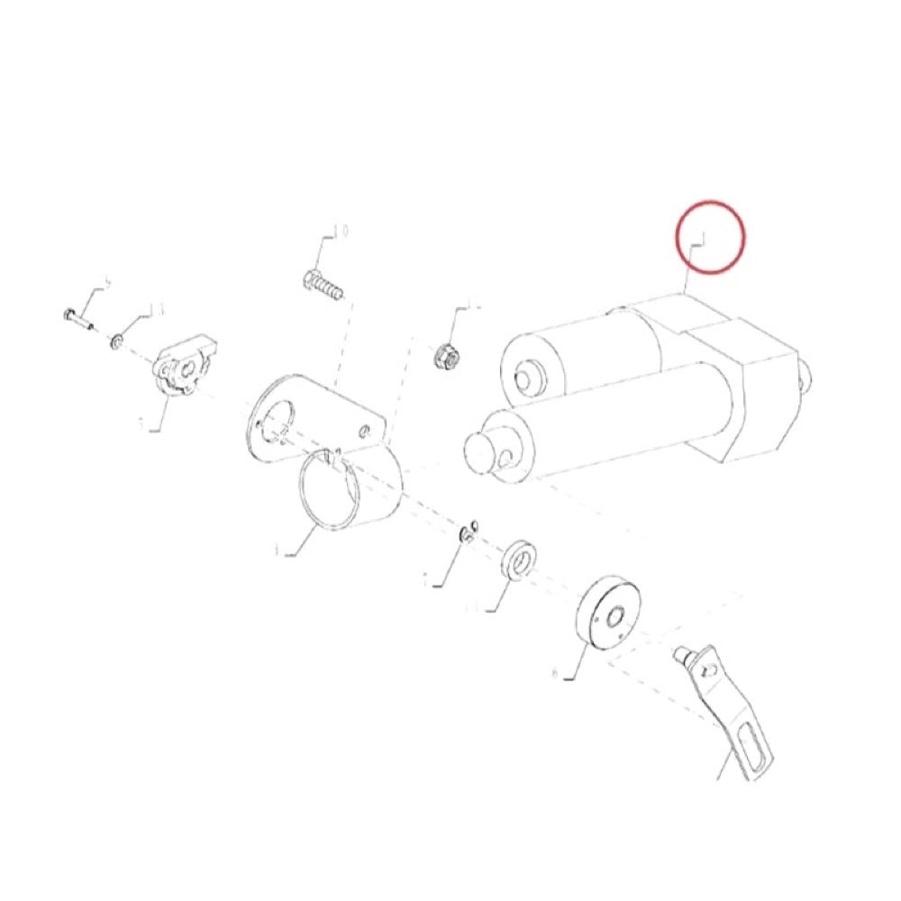 Actuator 86634125 for use with New Holland Round Baler BU7060 BR7080 BR740 BR750 BR780