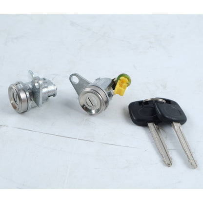 1 Pair Door Lock Cylinder With Keys 69051-42050 69051-42060 suitable for Toyota RAV4 1998-2000