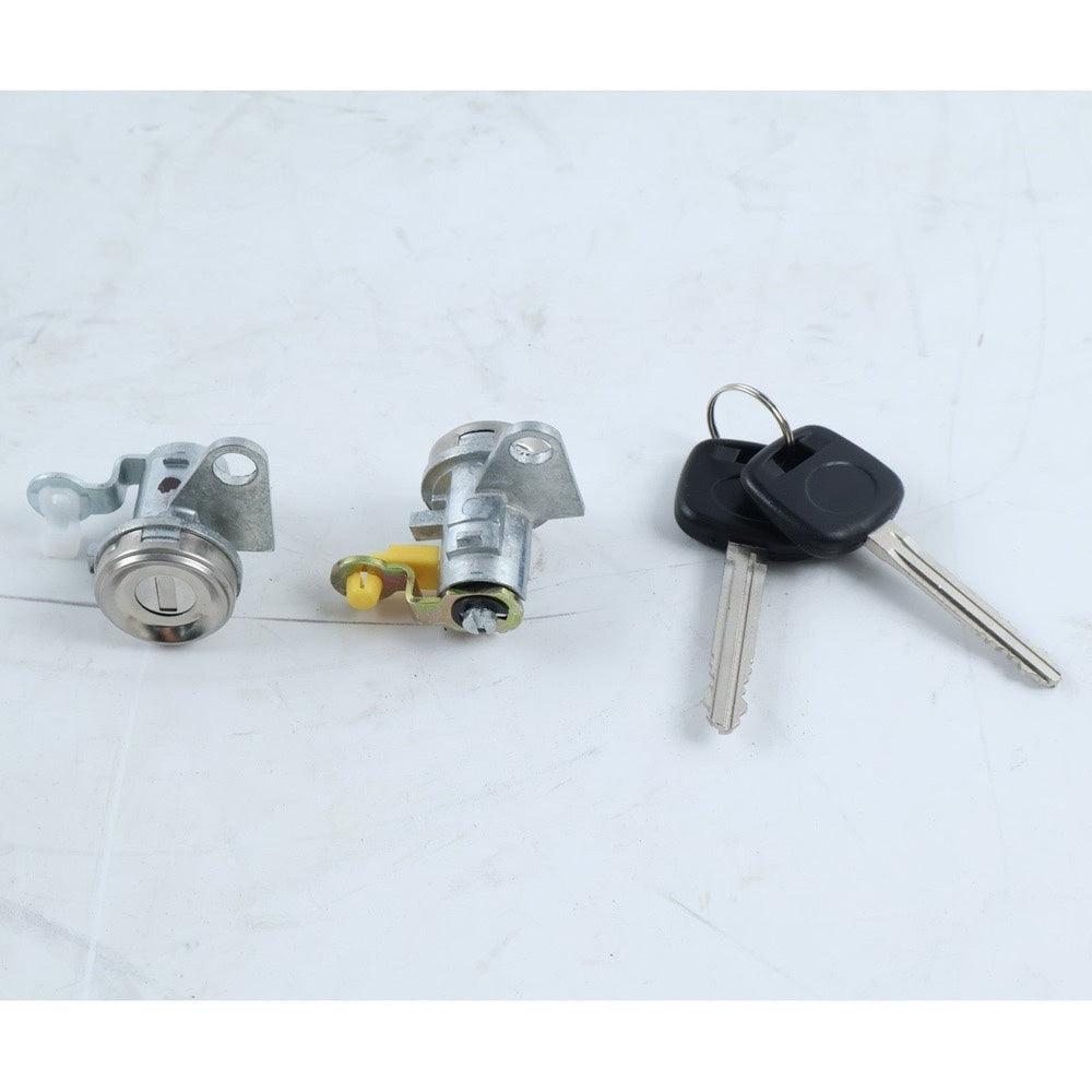 1 Pair Door Lock Cylinder With Keys 69051-42050 69051-42060 suitable for Toyota RAV4 1998-2000