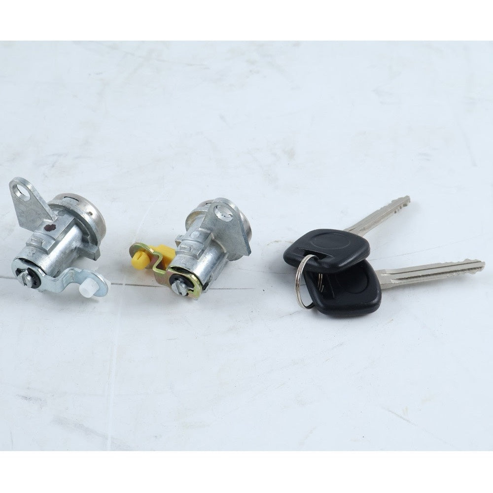 1 Pair Door Lock Cylinder With Keys 69051-42050 69051-42060 suitable for Toyota RAV4 1998-2000