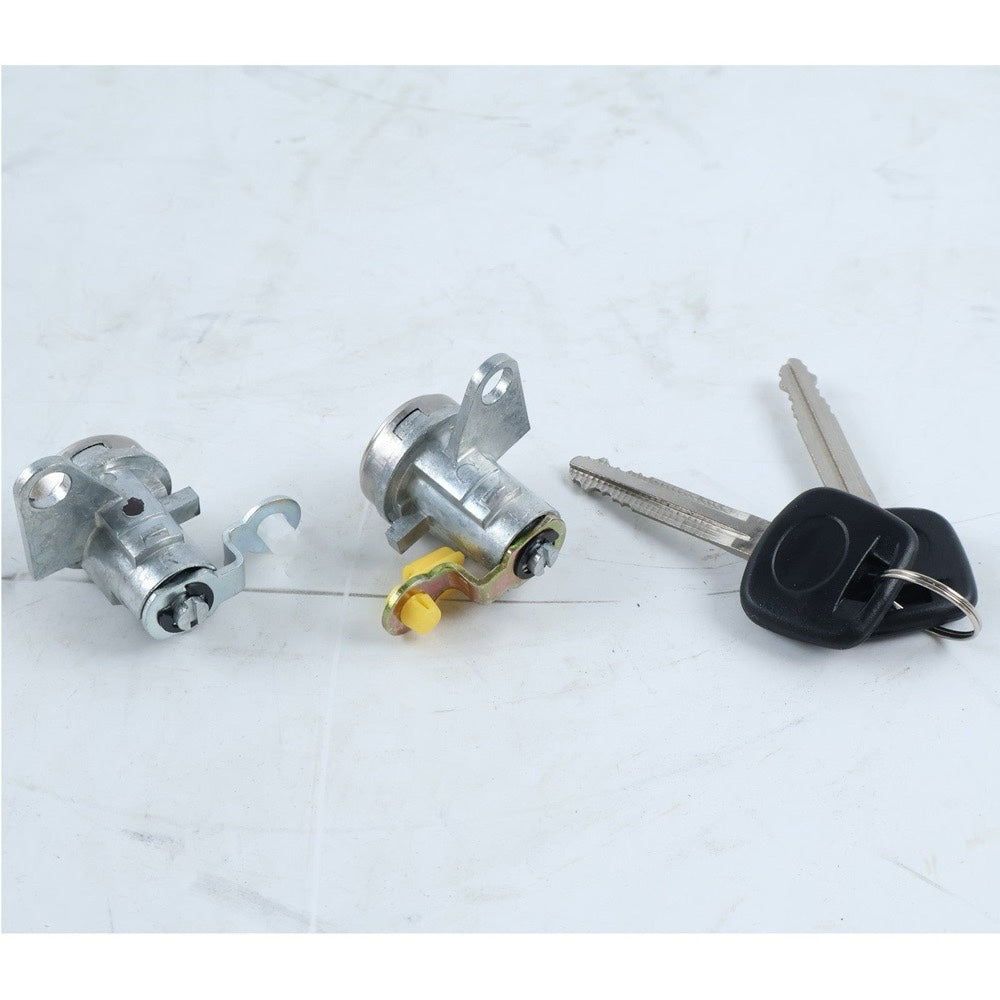 1 Pair Door Lock Cylinder With Keys 69051-42050 69051-42060 suitable for Toyota RAV4 1998-2000