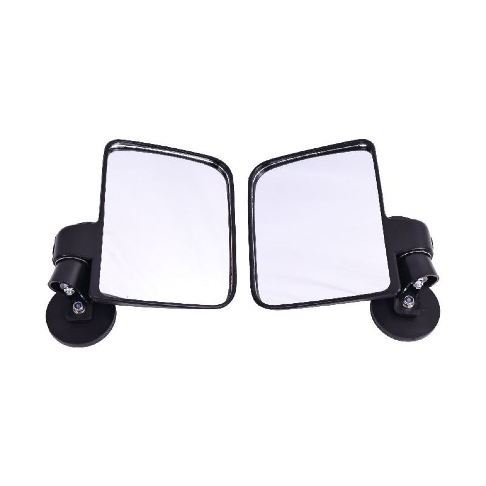 1 Pair Rubber Coated Magnetic Side Mirror 03RVM0001BBK for use with Kubota John Deere Forklift Tractor