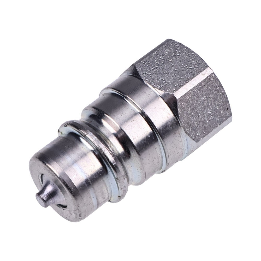 1/4" Body x 1/4" BSP Thread Male & Female Hydraulic Coupler Kit fits Tractor Loader Excavator