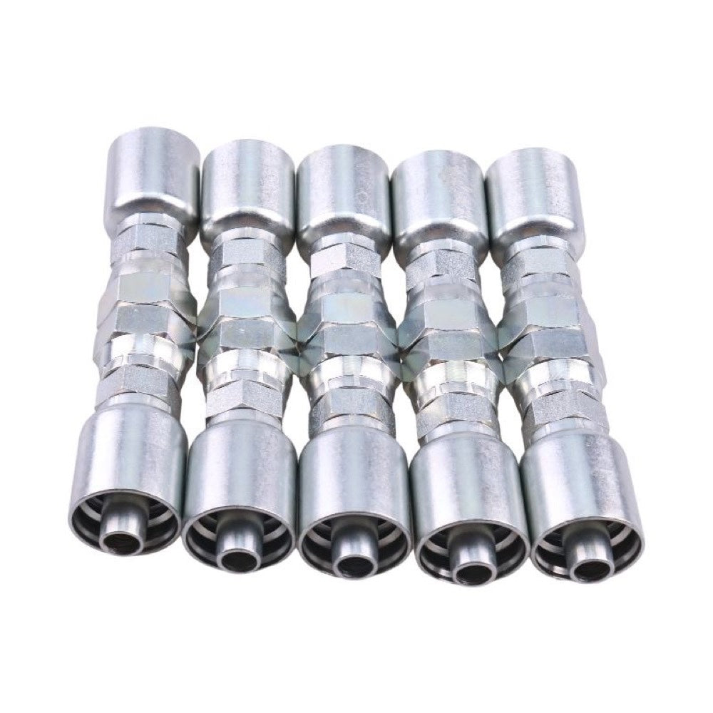 10 Pcs Hydraulic Hose Fitting With 5/8" Female JIC Swivel 10643-10-8 for use with Parker