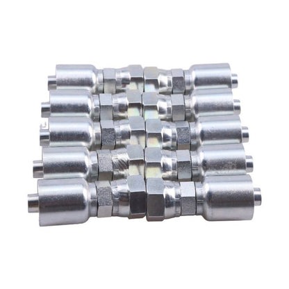 10 Pcs Hydraulic Hose Fitting With 5/8" Female JIC Swivel 10643-10-8 for use with Parker