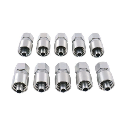10 Pieces 1/2" Hose M22*1.5 Female Hydraulic Swivel FKOMX-08-22 08U-22K fits Komatsu