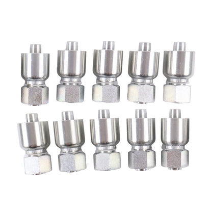 10 Pieces 1/2" Hose M22*1.5 Female Hydraulic Swivel FKOMX-08-22 08U-22K fits Komatsu