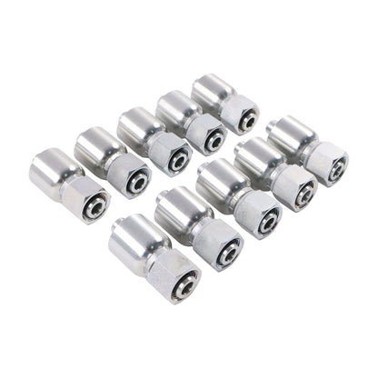 10 Pieces 1/2" Hose M22*1.5 Female Hydraulic Swivel FKOMX-08-22 08U-22K fits Komatsu