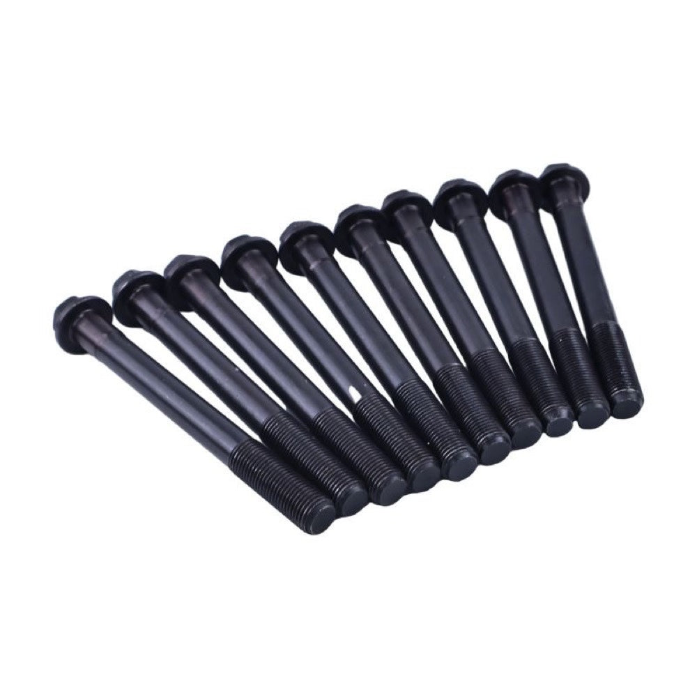 10 Pieces Cylinder Head Bolt 80105-76041-71 for use with Toyota Engine 4Y Forklift 8FGCU15 8FGCU18 8FGCU20 8FGCU25