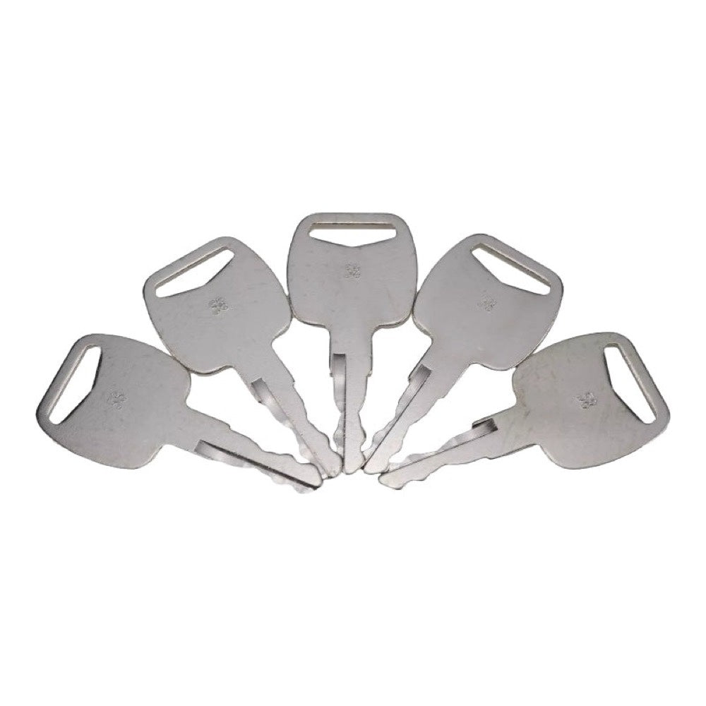 10 Pieces Ignition Key 8035807 701/45501 85804675 5050650256 11306919 fits SkyTrak JCB CASE New Holland Volvo Bobcat Loader Telehandler Excavator