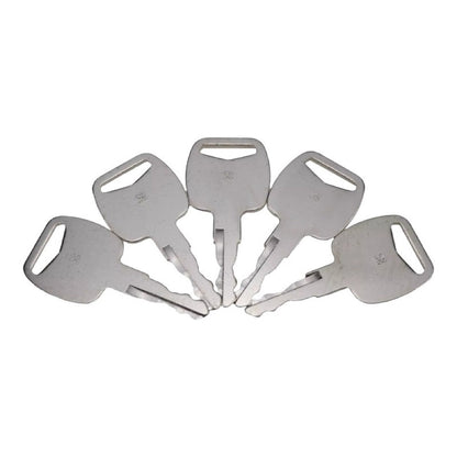 10 Pieces Ignition Key 8035807 701/45501 85804675 5050650256 11306919 fits SkyTrak JCB CASE New Holland Volvo Bobcat Loader Telehandler Excavator