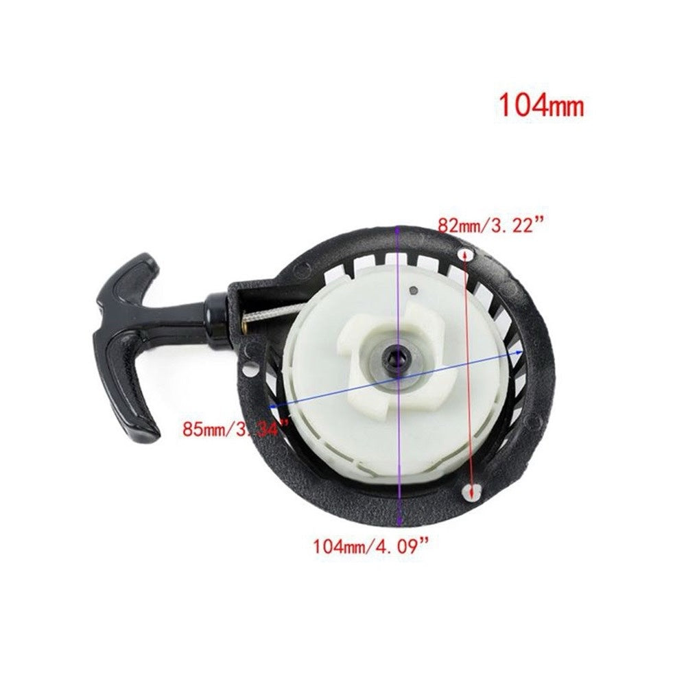 104mm Pull Start Recoil Starter for use with 49cc Mini Pocket Bike ATV Dirt Bike Gas Scooter