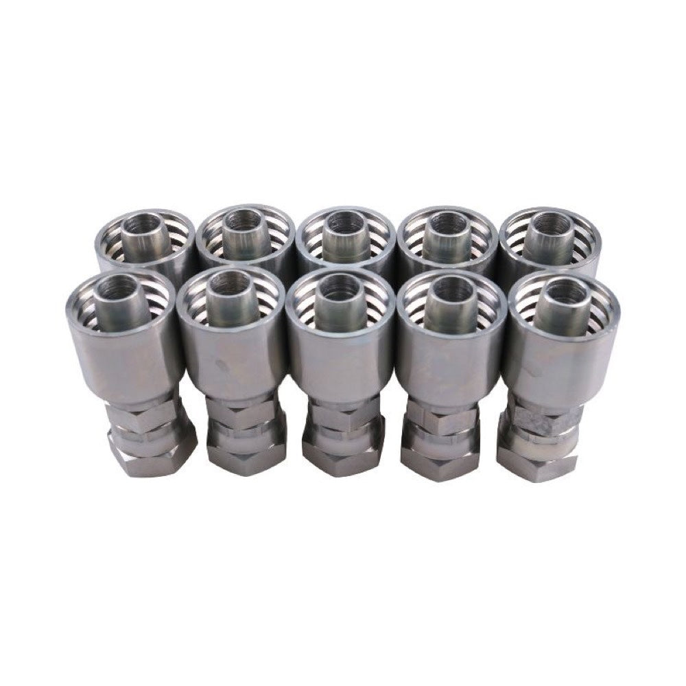 10PCS Hydraulic Hose Fitting With 3/4" Female JIC 10643-12-12 fits Parker