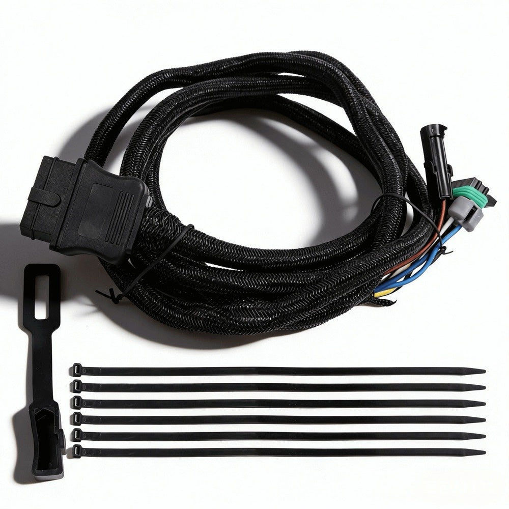 11 Pin Vehicle Side Light Wiring Harness with Dust Cover 22413 26357 for use with Western SnowEx Fisher Blizzard Snow Plow