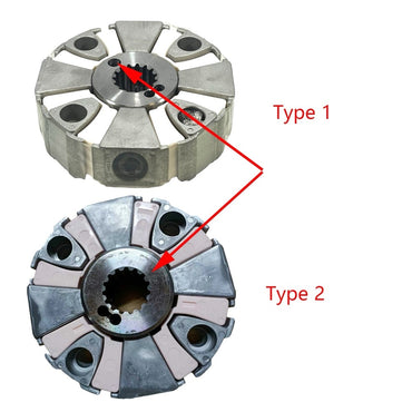 110H Coupling Assembly With Hub 4191663 TH111234 fits John Deere 330CLC 370C 892 892ELC Hitachi EX300-5 EX310H-3C EX350H-5 EX370-5 ZX350K Excavator