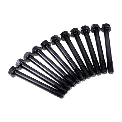 11Pcs Cylinder Head Bolts XJAF-01633 suitable for Hyundai Excavator R28-7 R35-7 R36N-7
