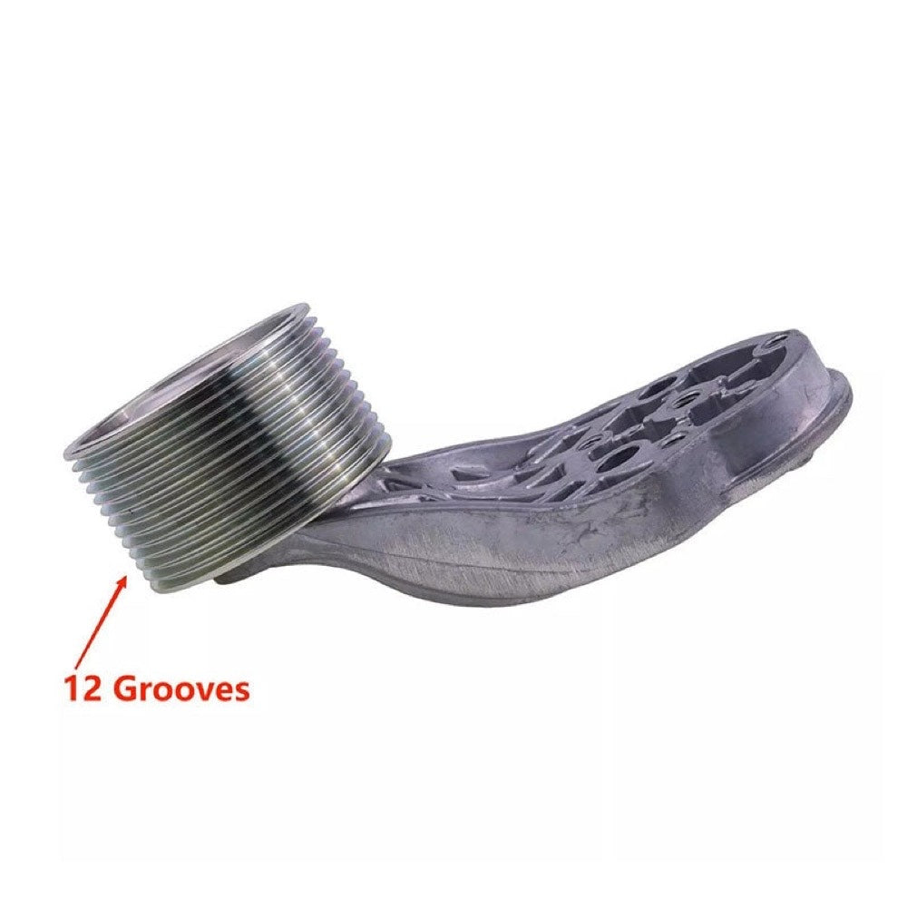 12 Grooves V-Ribbed Belt Tensioner 89823 VOE20582558 compatible with Volvo Engine D13 Truck VAH VHD VN