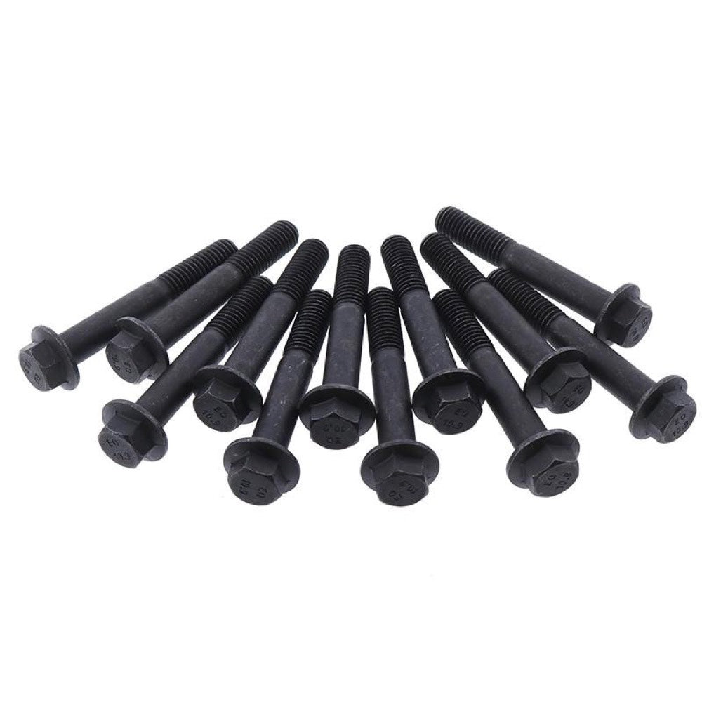 12 Pcs Exhaust Manifold Bolt 3944593 compatible with 94-98 Dodge 5.9L 12 Valve Cummins