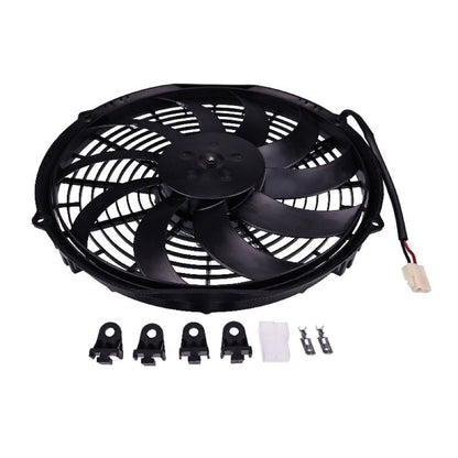 12" 24V Aftermarket Spal 30100351 VA10-BP9/C-25S Low-Profile Fan