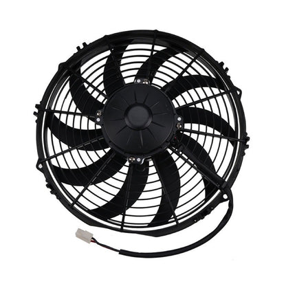 12" Medium Profile Puller Fan for use with Excavator Loader Dozer Truck Generator - Replaces Spal 30101504 VA10-AP50/C-25A