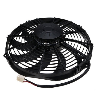 12" Medium Profile Puller Fan for use with Excavator Loader Dozer Truck Generator - Replaces Spal 30101504 VA10-AP50/C-25A