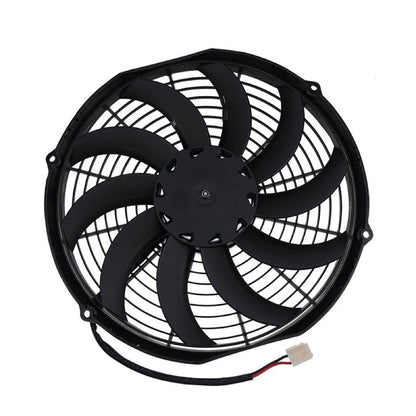 12" Medium Profile Puller Fan for use with Excavator Loader Dozer Truck Generator - Replaces Spal 30101504 VA10-AP50/C-25A