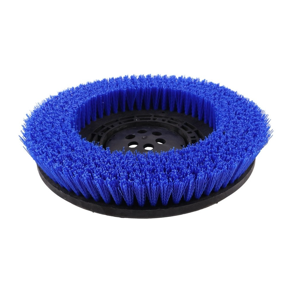 12.5" Pad 13" Brush Surface Blue 0.8mm Corrugated PP Bristle Brush 1014346 fits Tennant Floor Scrubber T7 A5 T5e