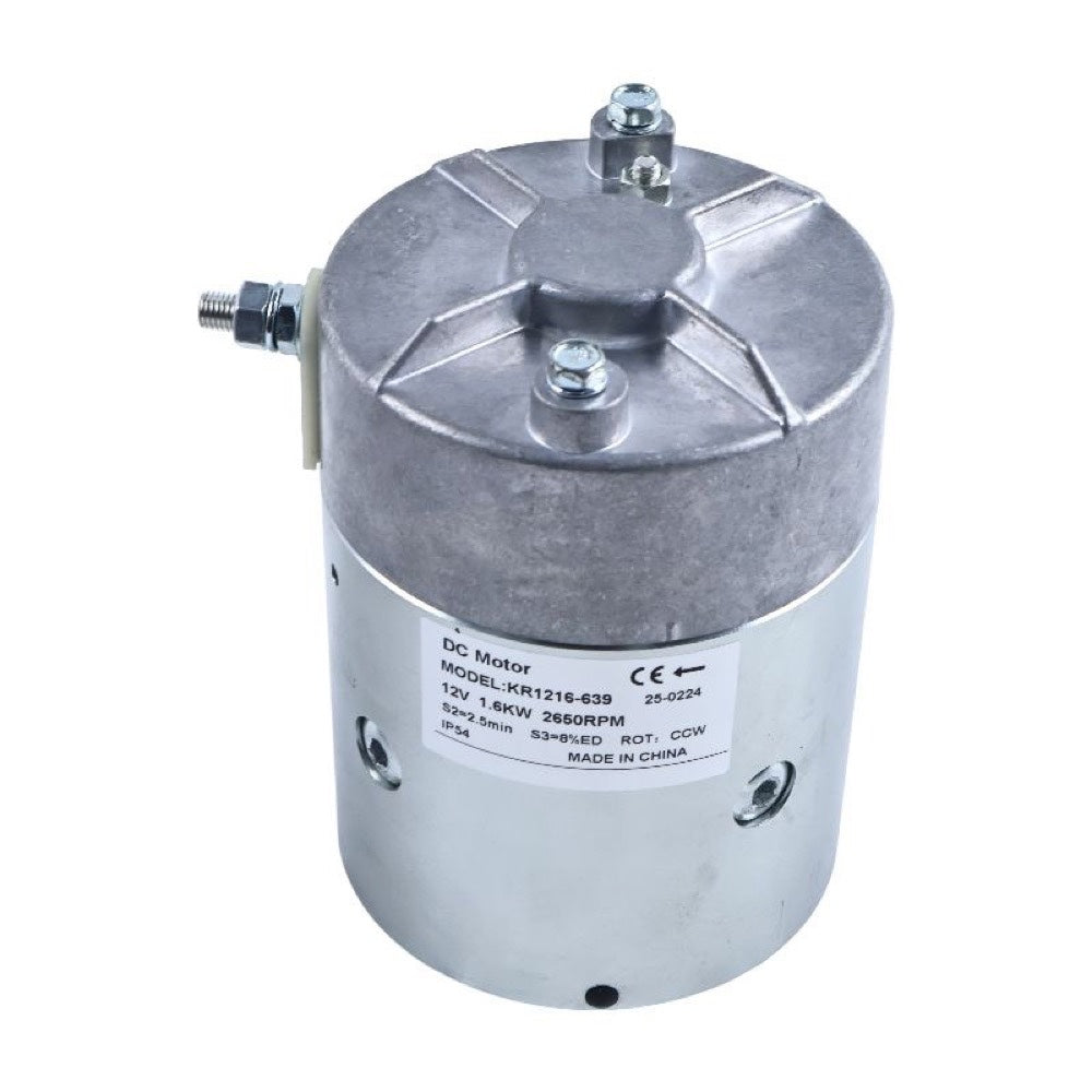 12V 1.6KW Hydraulic Motor 7026157 7071201 for use with JLG Trailer Triple-L UT410 UT49 UT914 UT610 UT614 UT912 UT612