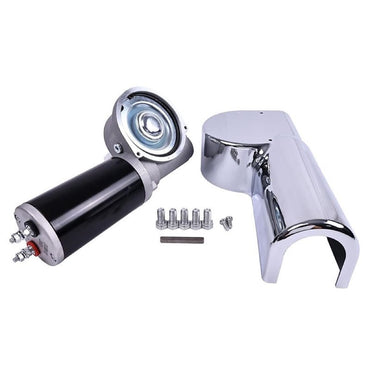 12V 1.8HP 90:1 45RPM 1500W Dump Truck Roll Tarp Motor with Chrome Cover