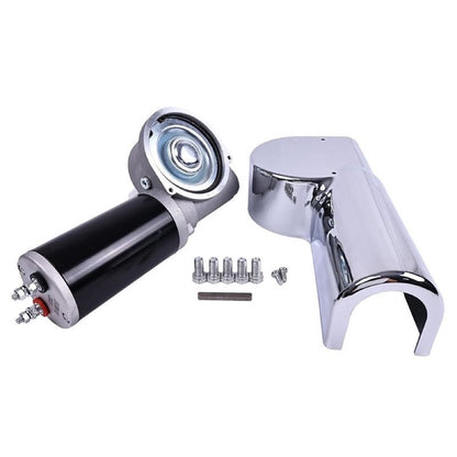 12V 1.8HP 90:1 45RPM 1500W Dump Truck Roll Tarp Motor with Chrome Cover