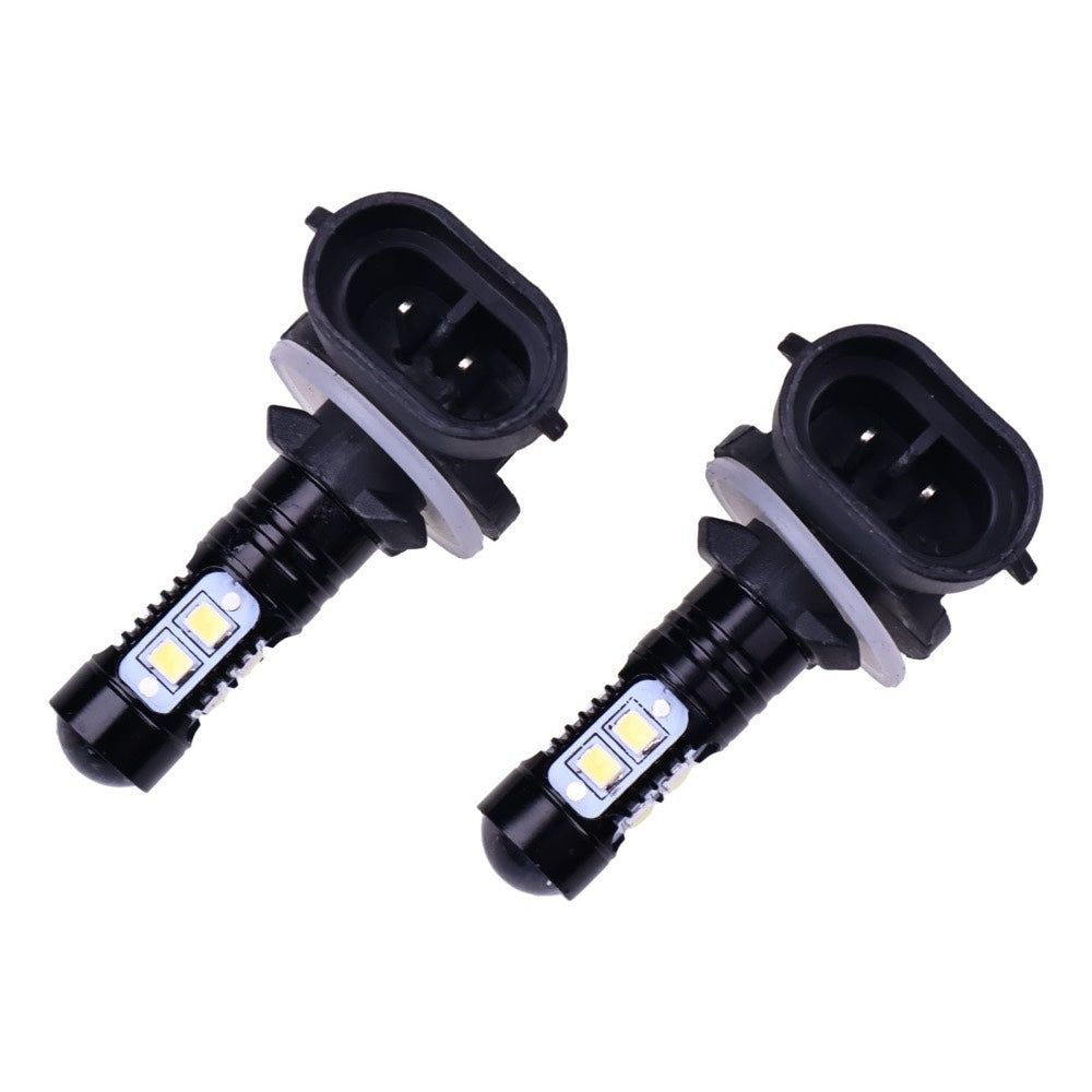 12V 100W 6000K 1 Pair LED Headlight Bulb 9847313 for use with CASE Loader SR130 SR150 SR160 SR175 SR200 TR270 TR310 TR320 TR340 TV380