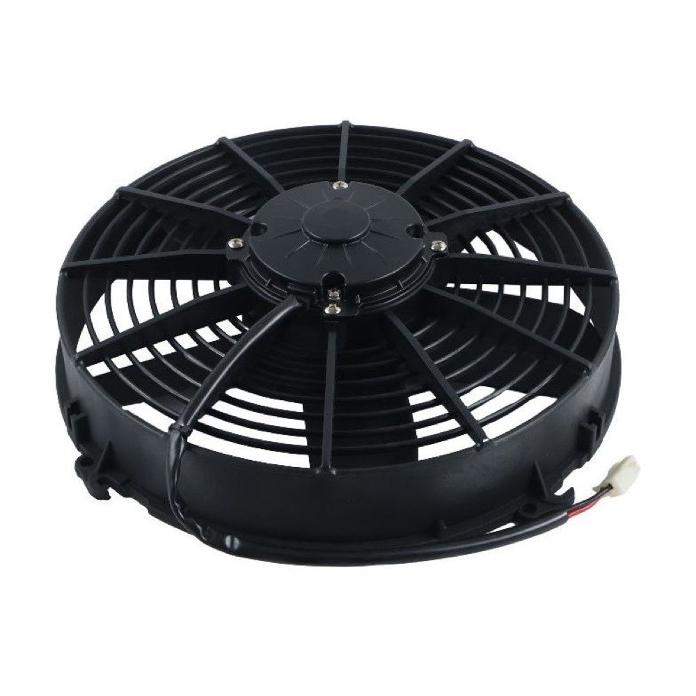 12V 12" Aftermarket Spal VA34-AP70/LL-36A Paddle Blade Pusher Automotive Cooling Fan Assembly fits Truck