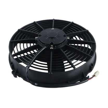 12V 12" Aftermarket Spal VA34-AP70/LL-36A Paddle Blade Pusher Automotive Cooling Fan Assembly fits Truck