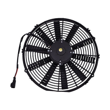 12V 14" Aftermarket Spal 30101509 VA08-AP51/C-23A Medium Profile Electric Puller Fan fits Excavator Bulldozer Loader Roller Crane Truck Trailer