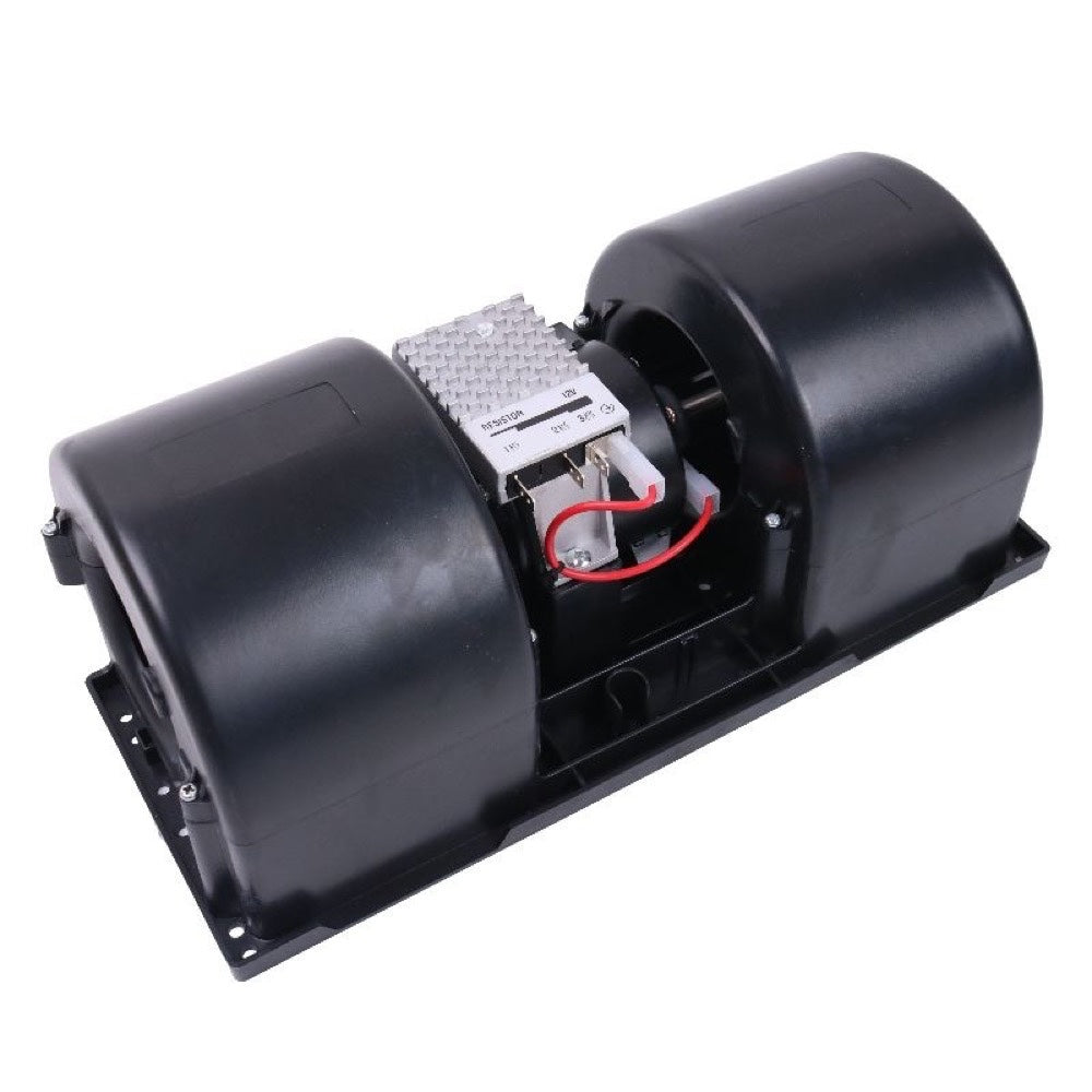 12V 3 Speed Dual Wheel Blower Motor 134684473 suitable for CASE Tractor CS100 CS120 CS130 CS90 CVX130 CVX1135 CVX1155 CVX1195