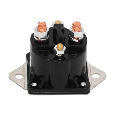 12V 4 Terminal Solenoid Relay 89-68258 fits Volvo Penta AD30A MD30A AQ120B AQ145B AQ171A AQ311A Mercury Marine Outboard