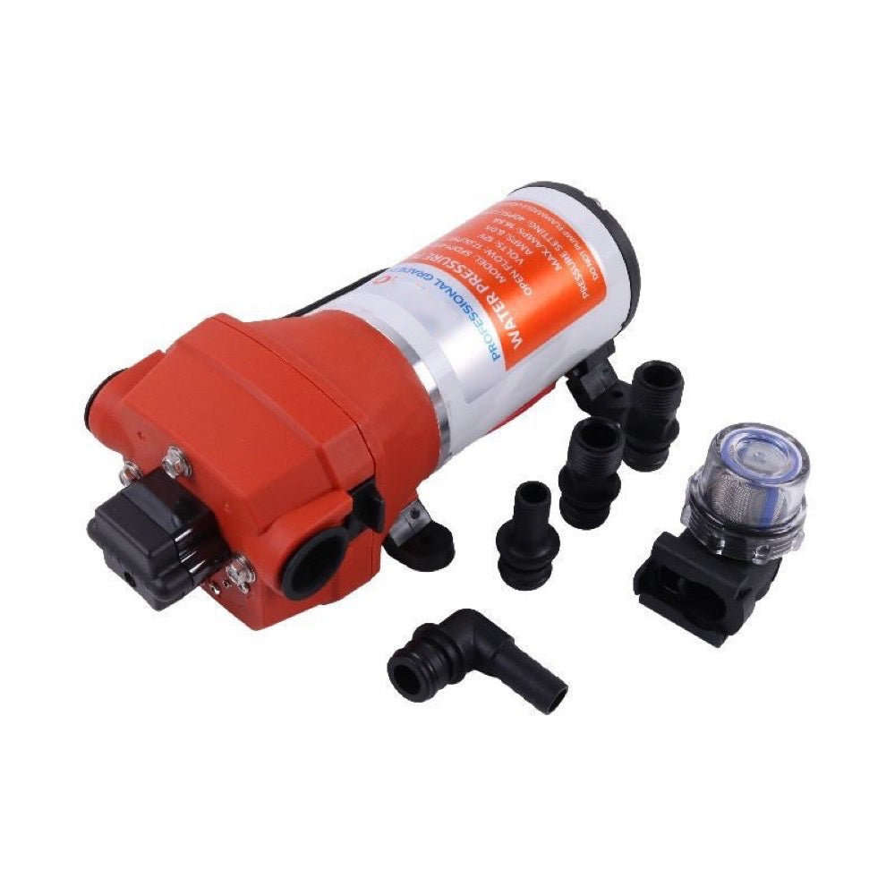 12V 4-chamber Diaphragm Pump - Replaces Seaflo SFDP1-045-040-41 Flojet 04325143A