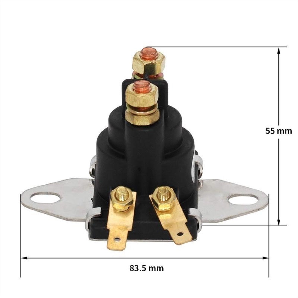 12V 4-Terminal Trim Solenoid Relay 18-5816 89-96054 fits Mercruiser Sierra Mercury Marine Outboard Motor 35HP-275HP