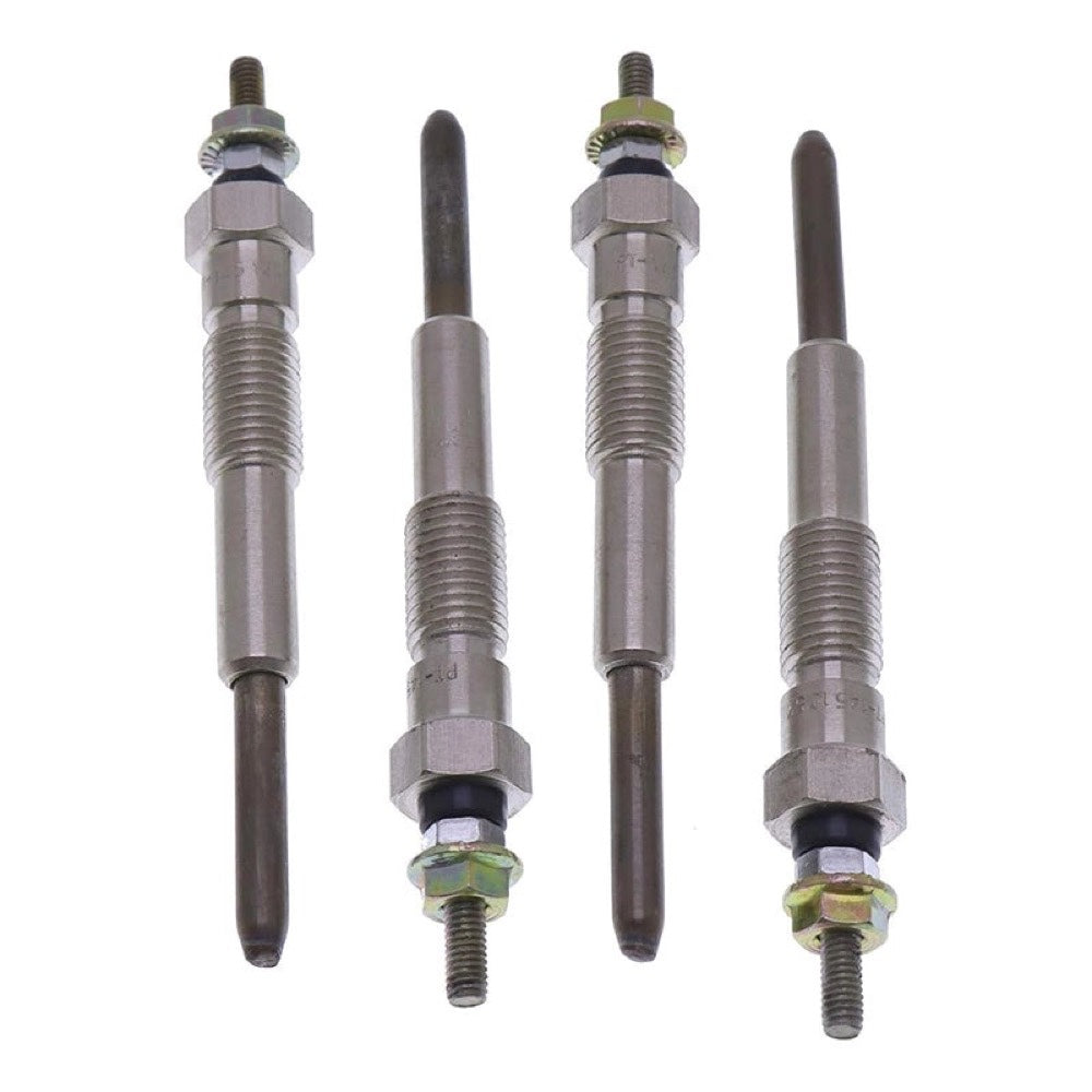 12V 4Pcs Plug Glow 600-815-2761 fits Komatsu Engine 4D95 4D95S Forklift Truck FD20-T11 FD25-T11
