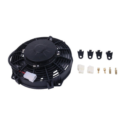 12V 80W 400CFM Hydraulic Cooling Fan 601357 fits Hustler Bigdog Mower Super Z 88 Hyperdrive Diesel-Z Diablo-Mp Super-Sf
