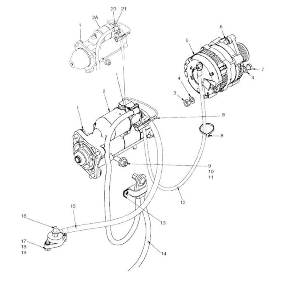 12V 95A Alternator 87038475 compatible with CASE Loader 420 420CT 430 435 440 440CT 445 445CT 450 450CT 465